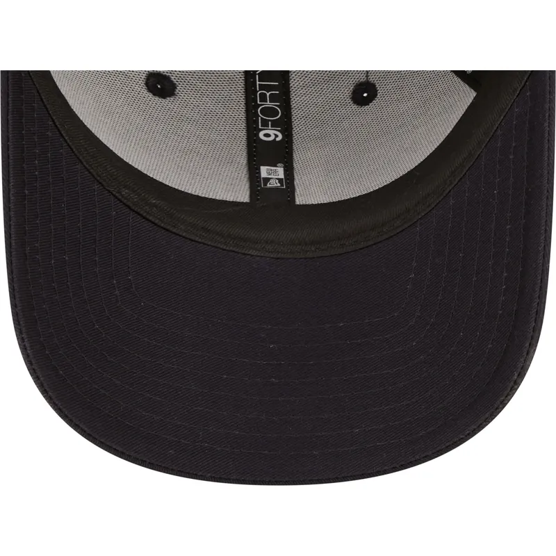 petten-gebogen-marineblauw-verstelbaar-9forty-gradient-infill-van-los-angeles-dodgers-mlb-van-new-era