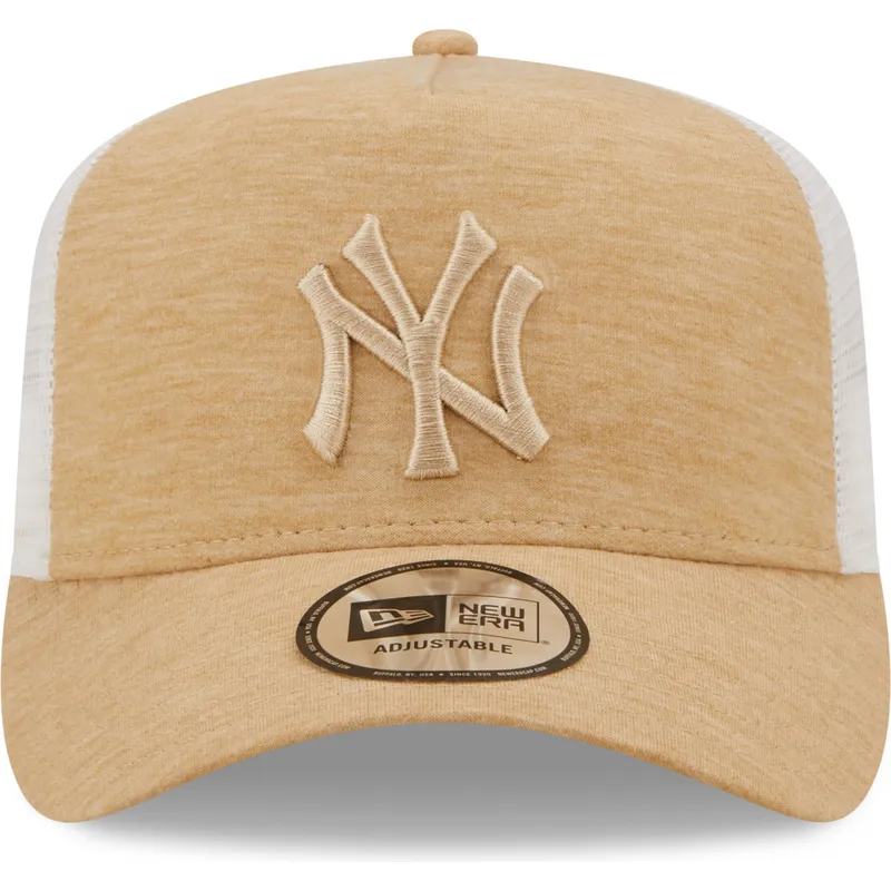 petten-gebogen-bruin-verstelbaar-a-frame-jersey-essential-van-new-york-yankees-mlb-van-new-era