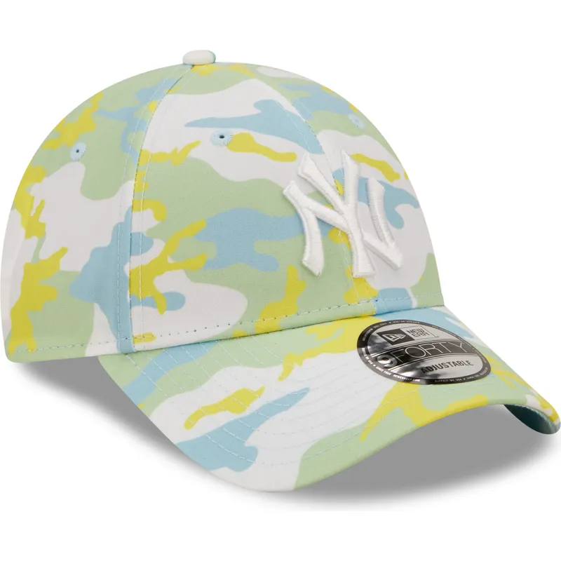 petten-gebogen-groen-verstelbare-band-9forty-all-over-print-seasonal-van-new-york-yankees-mlb-van-new-era