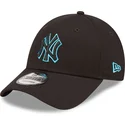 petten-gebogen-zwart-verstelbaar-9forty-neon-outline-van-new-york-yankees-mlb-van-new-era