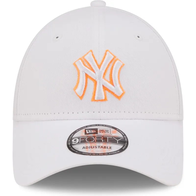 petten-gebogen-wit-verstelbaar-9forty-neon-outline-van-new-york-yankees-mlb-van-new-era petten-gebogen-wit-verstelbaar-9forty-neon-outline-van-new-york-yankees-mlb-van-new-era