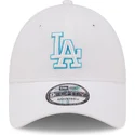 petten-gebogen-wit-verstelbaar-9forty-neon-outline-van-los-angeles-dodgers-mlb-van-new-era