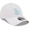 petten-gebogen-wit-verstelbaar-9forty-neon-outline-van-los-angeles-dodgers-mlb-van-new-era