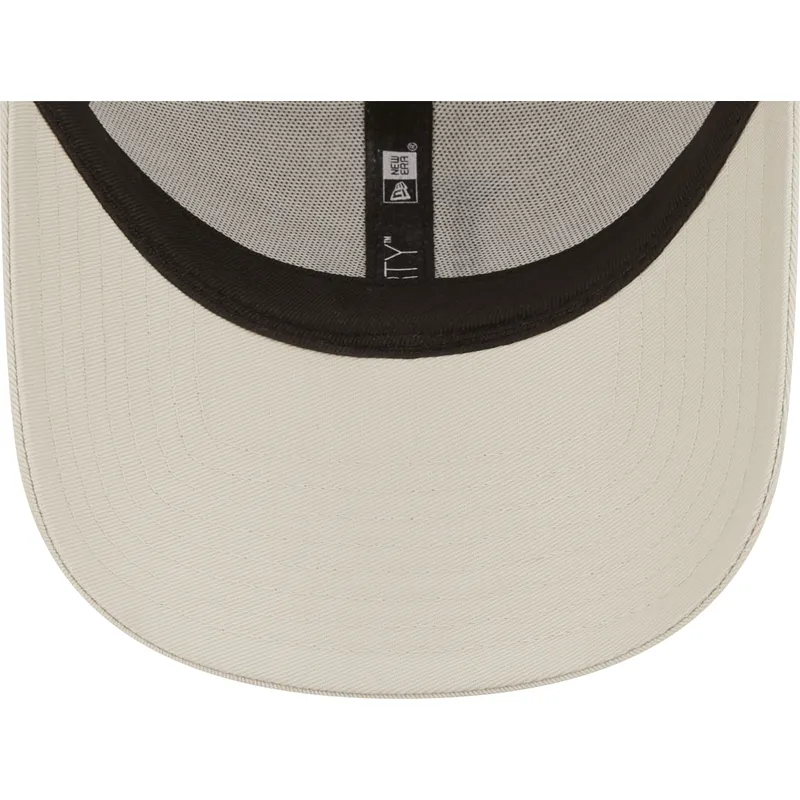 petten-gebogen-beige-verstelbaar-a-frame-home-field-van-los-angeles-dodgers-mlb-van-new-era