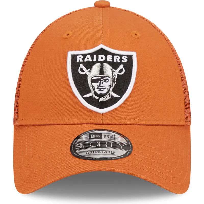 petten-gebogen-oranje-verstelbaar-a-frame-home-field-van-las-vegas-raiders-nfl-van-new-era