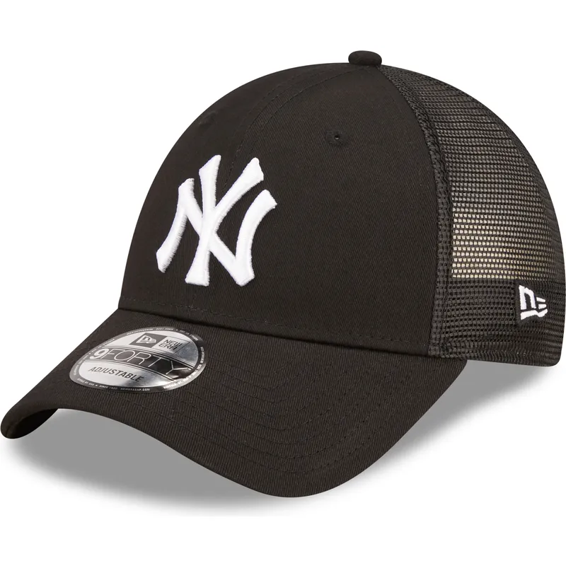 cappellino-trucker-nero-regolabile-a-frame-home-field-dei-new-york-yankees-mlb-di-new-era