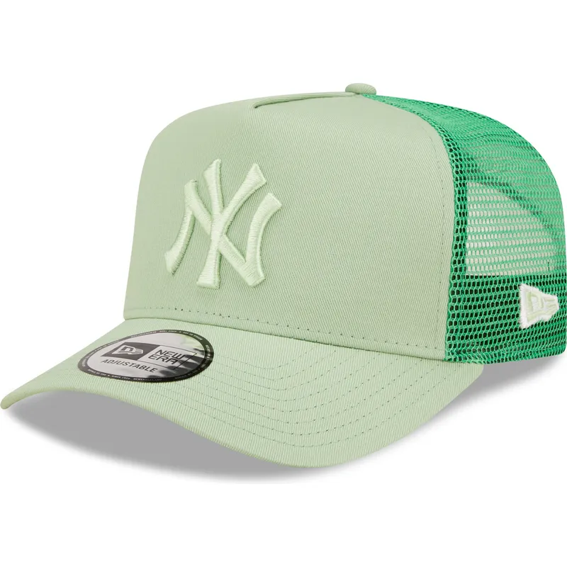 petten-gebogen-groen-snapback-a-frame-tonal-mesh-van-new-york-yankees-mlb-van-new-era petten-gebogen-groen-snapback-a-frame-tonal-mesh-van-new-york-yankees-mlb-van-new-era