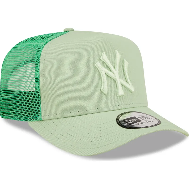 petten-gebogen-groen-snapback-a-frame-tonal-mesh-van-new-york-yankees-mlb-van-new-era petten-gebogen-groen-snapback-a-frame-tonal-mesh-van-new-york-yankees-mlb-van-new-era