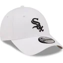 petten-gebogen-wit-verstelbaar-9forty-league-essential-van-chicago-white-sox-mlb-van-new-era