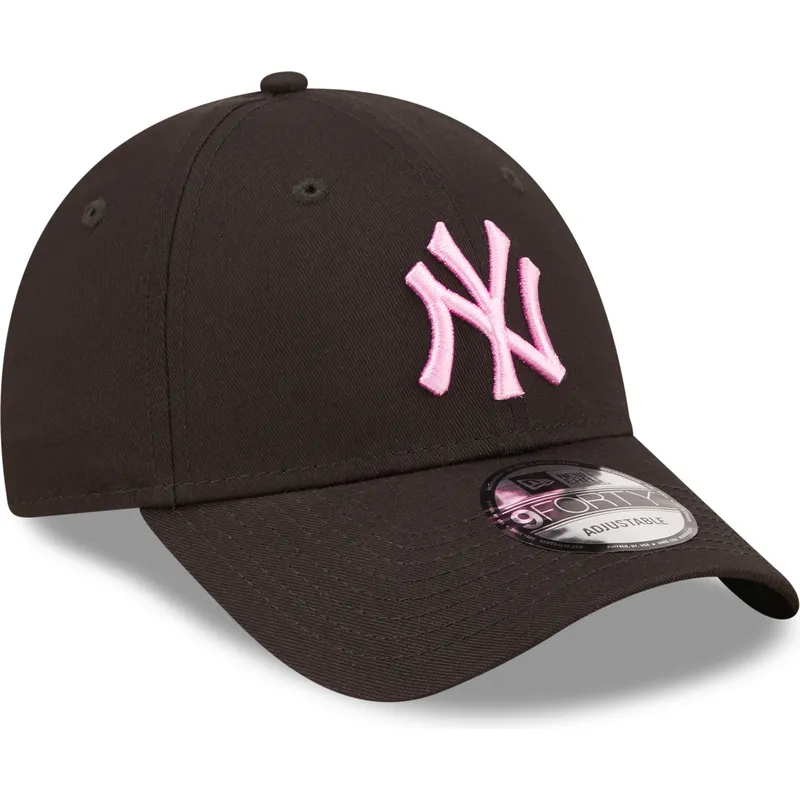 petten-gebogen-zwart-verstelbaar-rosa-9forty-league-essential-van-new-york-yankees-mlb-van-new-era petten-gebogen-zwart-verstelbaar-rosa-9forty-league-essential-van-new-york-yankees-mlb-van-new-era