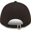 new-era-curved-brim-pink-logo-9forty-league-essential-new-york-yankees-mlb-black-adjustable-cap