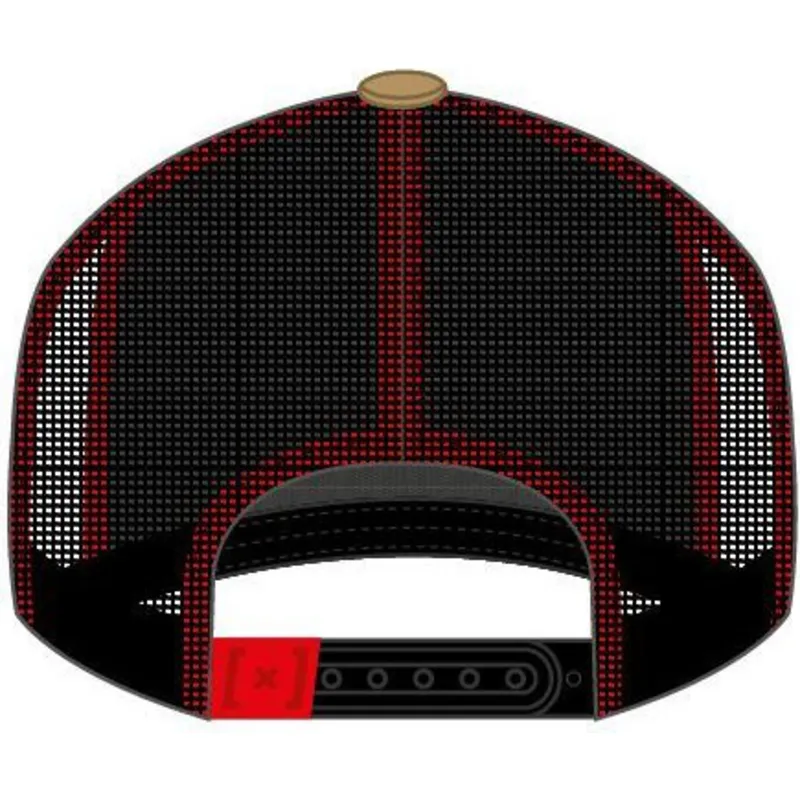 petten-plat-bruin-snapback-mickey-mouse-casf-mo4-disney-mickey-mouse-disney-van-capslab