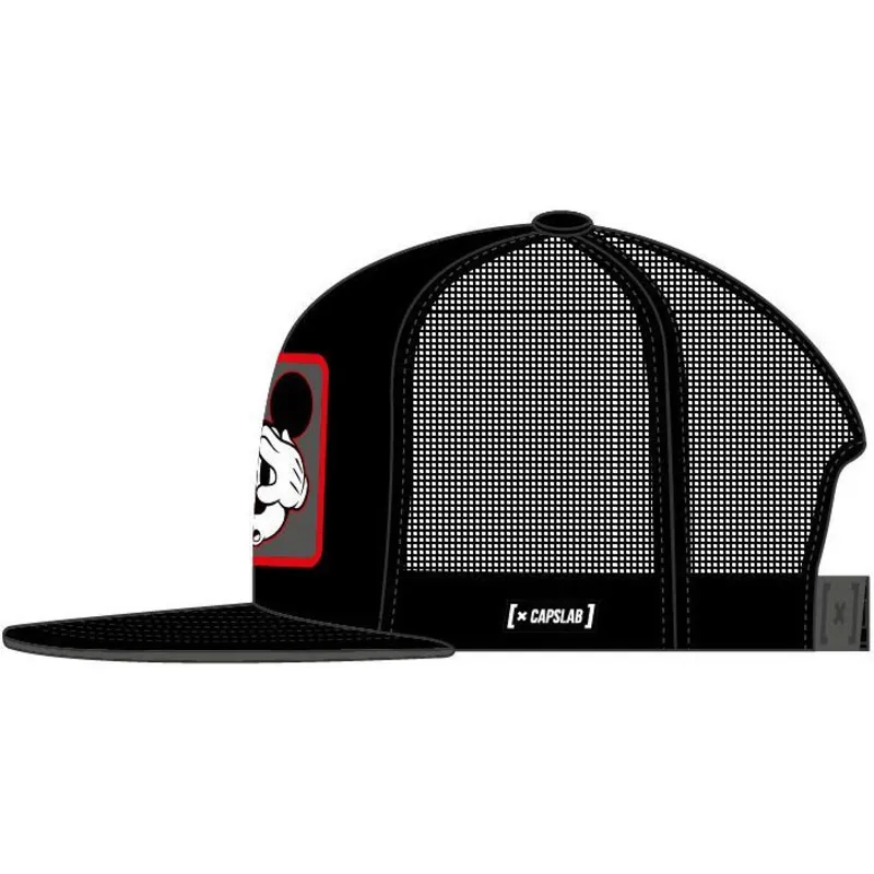 petten-plat-zwart-snapback-casf-mo3-mickey-mouse-disney-van-capslab