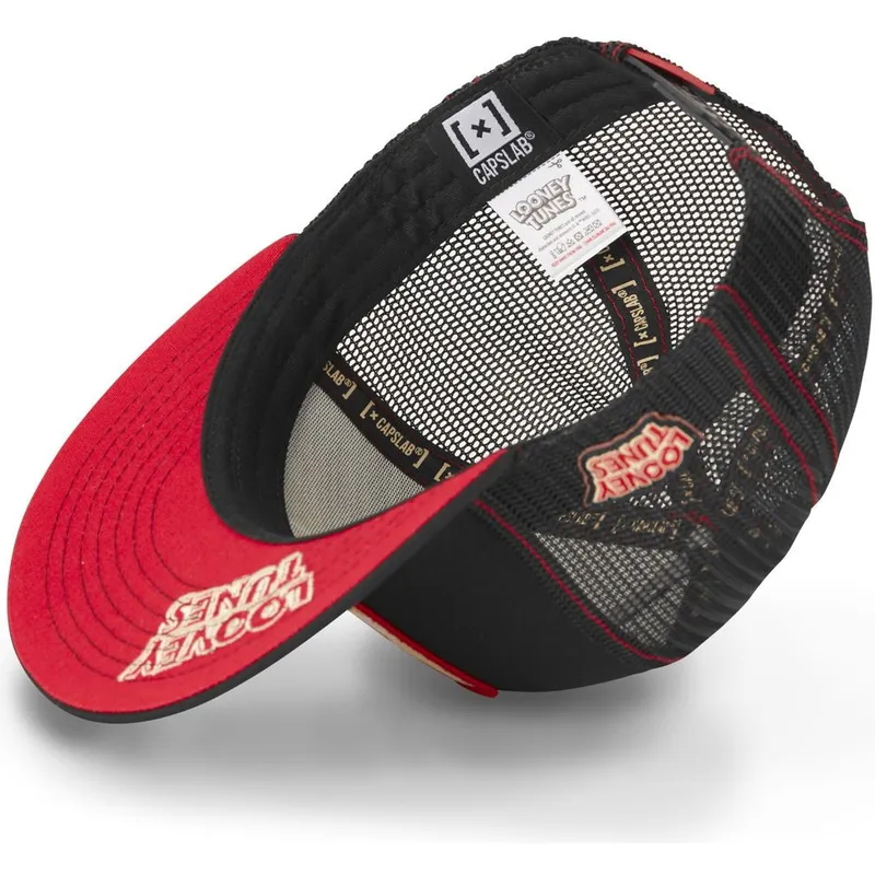 petten-plat-zwart-snapback-coyote-looney-tunes-van-capslab petten-plat-zwart-snapback-coyote-looney-tunes-van-capslab