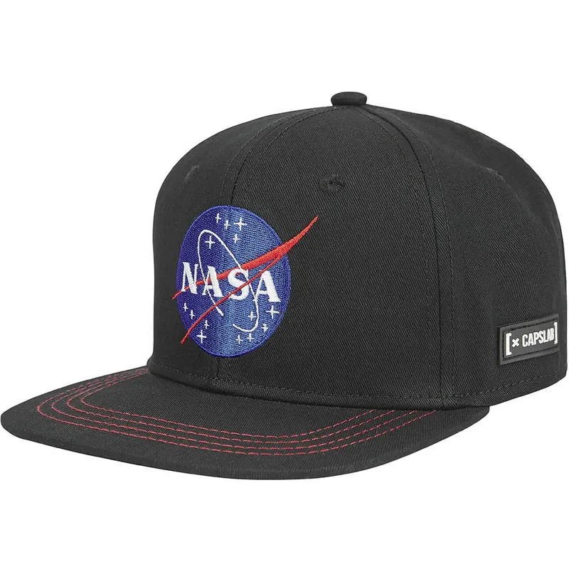 petten-plat-zwart-snapback-us2-nasa-van-capslab