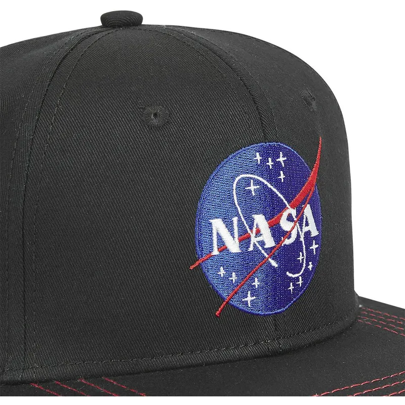petten-plat-zwart-snapback-us2-nasa-van-capslab
