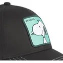 petten-gebogen-zwart-snapback-snoopy-pinda-s-van-capslab