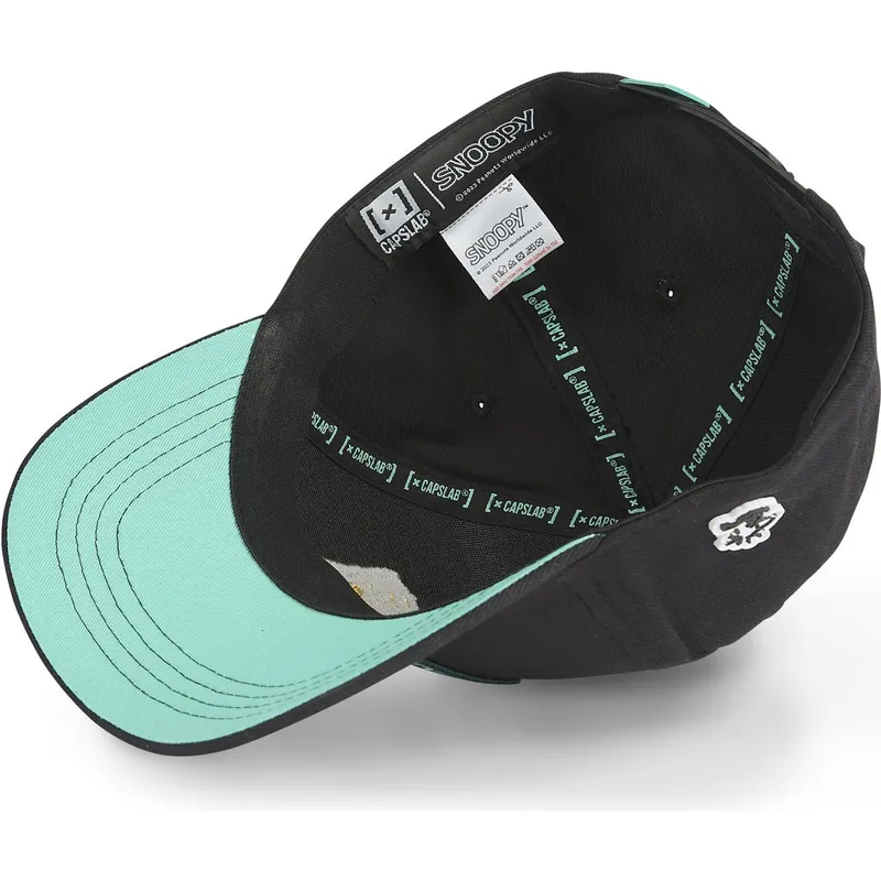 petten-gebogen-zwart-snapback-snoopy-pinda-s-van-capslab petten-gebogen-zwart-snapback-snoopy-pinda-s-van-capslab