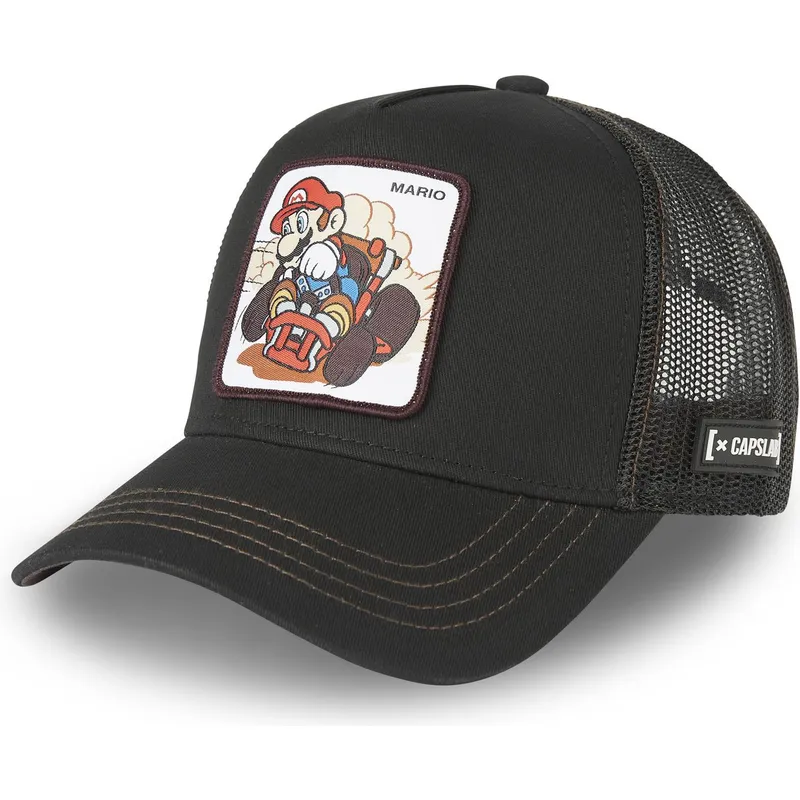 casquette-trucker-noire-mario-kart-tur1-super-mario-bros-capslab