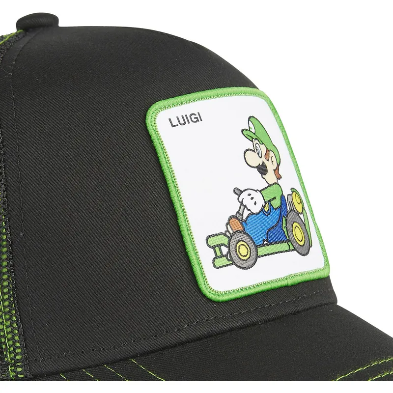petten-gebogen-zwart-snapback-kart-lui1-bros-luigi-super-mario-bros-van-capslab