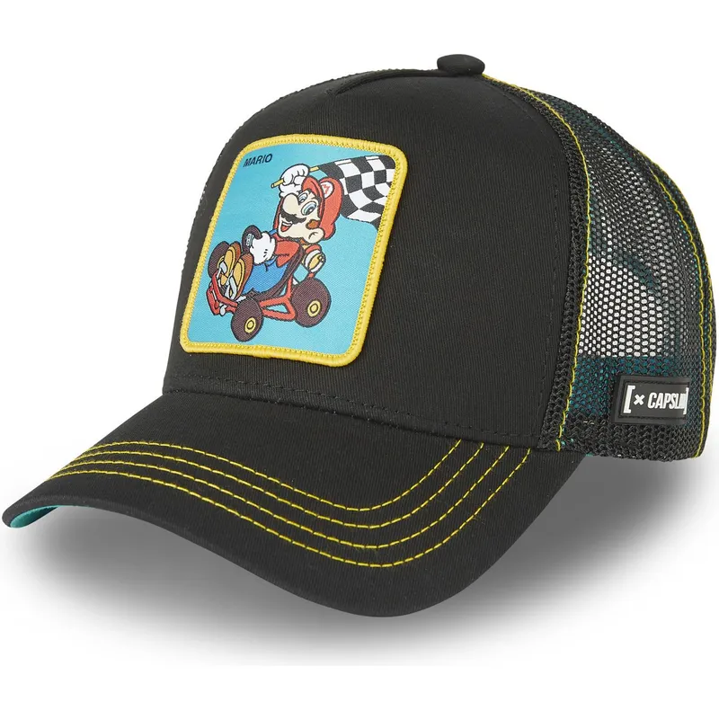 petten-gebogen-zwart-snapback-kart-vic1-bros-mario-super-mario-bros-van-capslab