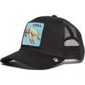 petten-gebogen-zwart-snapback-chill-the-farm-van-goorin-bros