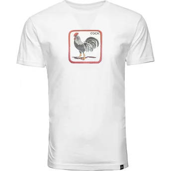 Camiseta manga corta blanca gallo Cock Coop The Farm de Goorin Bros.