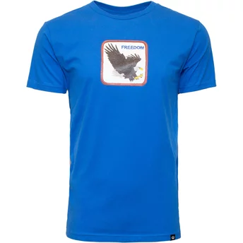 Camiseta manga corta azul águila Freedom Pinion The Farm de Goorin Bros.