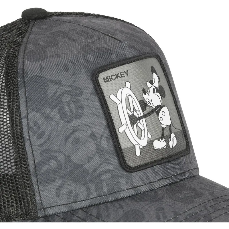 petten-gebogen-zwart-snapback-vintage-key4-mickey-mouse-disney-van-capslab