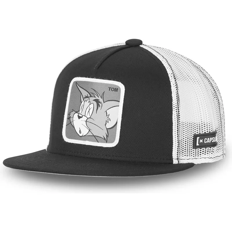 petten-plat-zwart-snapback-tom-looney-tunes-van-capslab petten-plat-zwart-snapback-tom-looney-tunes-van-capslab