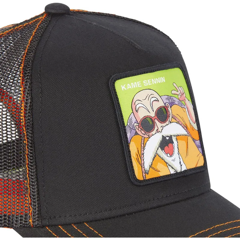 petten-gebogen-zwart-snapback-db3-kam1-muten-roshi-dragon-ball-van-capslab