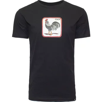 Camiseta manga corta negra gallo Cock Coop The Farm de Goorin Bros.