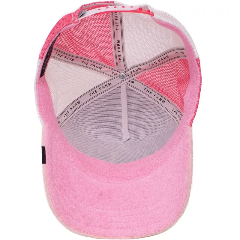petten-gebogen-roze-snapback-the-farm-van-goorin-bros petten-gebogen-roze-snapback-the-farm-van-goorin-bros