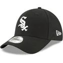 cappellino-visiera-curva-nero-regolabile-9forty-the-league-di-chicago-white-sox-mlb-di-new-era