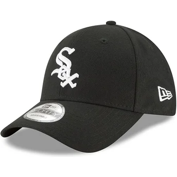 Petten gebogen zwart verstelbare band 9FORTY The League van Chicago White Sox MLB van New Era