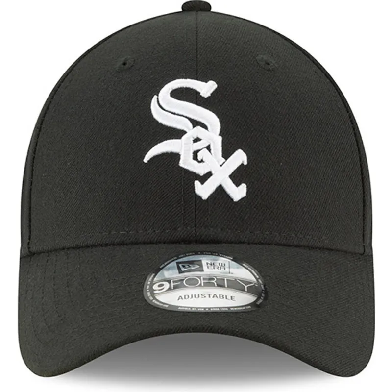 cappellino-curvo-nero-regolabile-9forty-the-league-di-chicago-white-sox-mlb-di-new-era