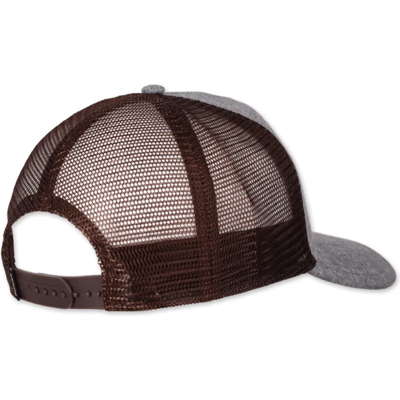 gra-og-brun-trucker-kasket-lazy-sunday-coffee-club-hft-fra-djinns