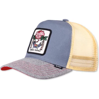 Petten gebogen grijs snapback Do Nothing Club HFT DNC New 1.4 van Djinns