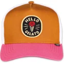 casquette-trucker-marron-blanche-et-rose-hello-gelato-hft-food-djinns