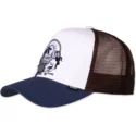 cappello-trucker-bianco-marrone-e-blu-lazy-mermaid-hft-lazy-days-are-the-best-days-di-djinns