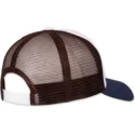 cappello-trucker-bianco-marrone-e-blu-lazy-mermaid-hft-lazy-days-are-the-best-days-di-djinns