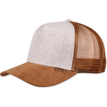 Cappellino trucker marrone HFT Suelin di Djinns