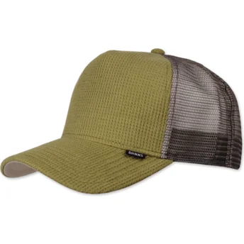 Casquette trucker verte et grise HFT WafflePull Djinns