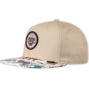 petten-plat-beige-snapback-gepard-linen-rev-van-djinns