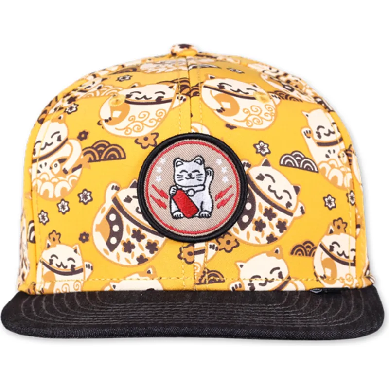 petten-plat-geel-snapback-van-djinns petten-plat-geel-snapback-van-djinns