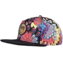 djinns-peacock-linen-mehrfarbige-snapback-cap