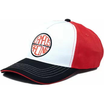 Kimoa Curved Brim Campos Racing 1998 White, Red and Black Adjustable Cap