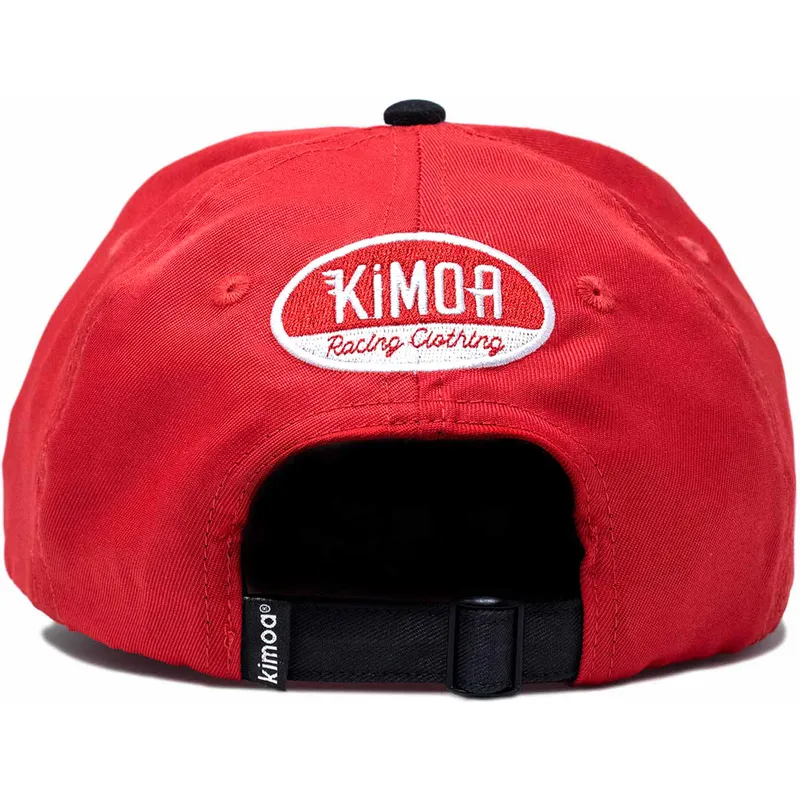 petten-gebogen-rood-verstelbare-band-van-kimoa