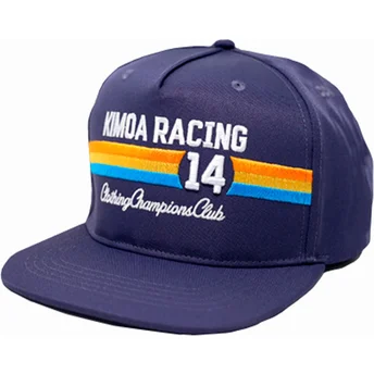 Petten plat marineblauw verstelbaar Racing 14 van Kimoa