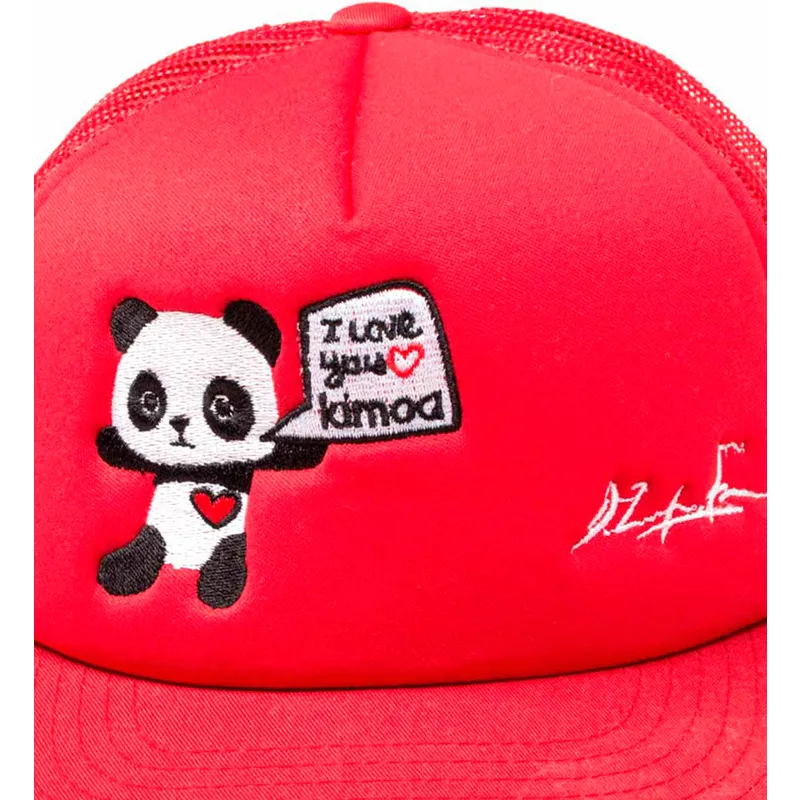 petten-plat-rood-snapback-van-kimoa